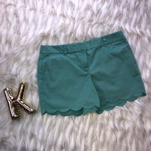 Ann Taylor Loft scalloped shorts